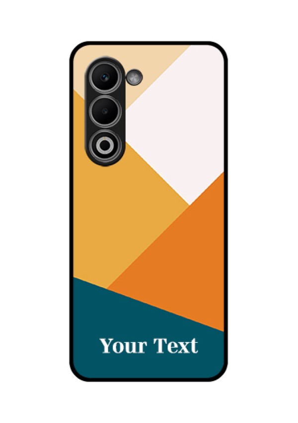 Oppo K13x 5G Custom Glass Phone Case - Stacked Multi - Colour Design