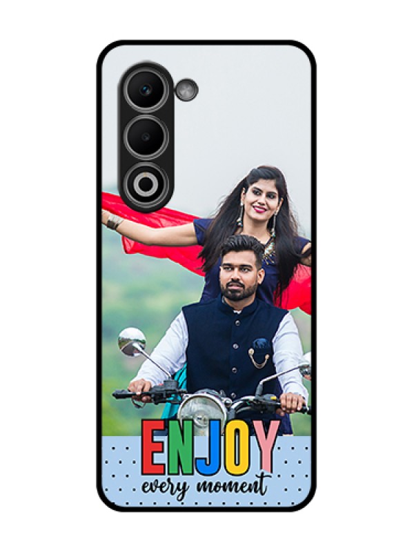 Custom Oppo K13x 5G Custom Glass Phone Case - Enjoy Every Moment Design