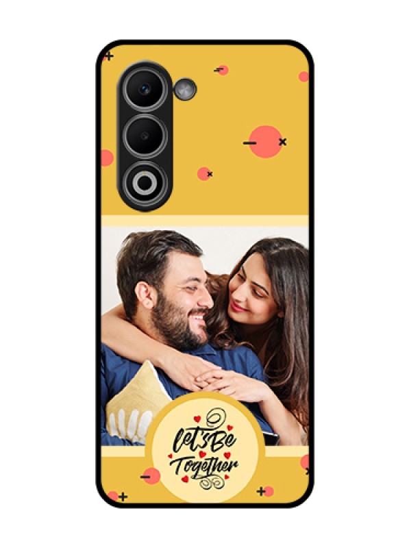 Custom Oppo K13x 5G Custom Glass Phone Case - Lets Be Together Design