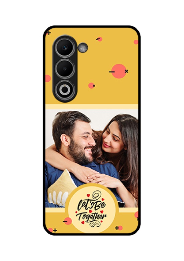 Oppo K13x 5G Custom Glass Phone Case - Lets Be Together Design