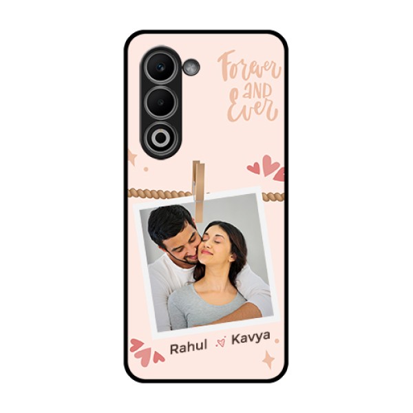 Oppo K13x 5G Custom Glass Phone Case - Forever And Ever Love Design Oppo K13x 5G Custom Glass Phone Case - Forever And Ever Love Design