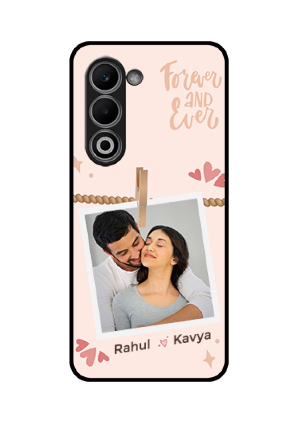 Oppo K13x 5G Custom Glass Phone Case - Forever And Ever Love Design