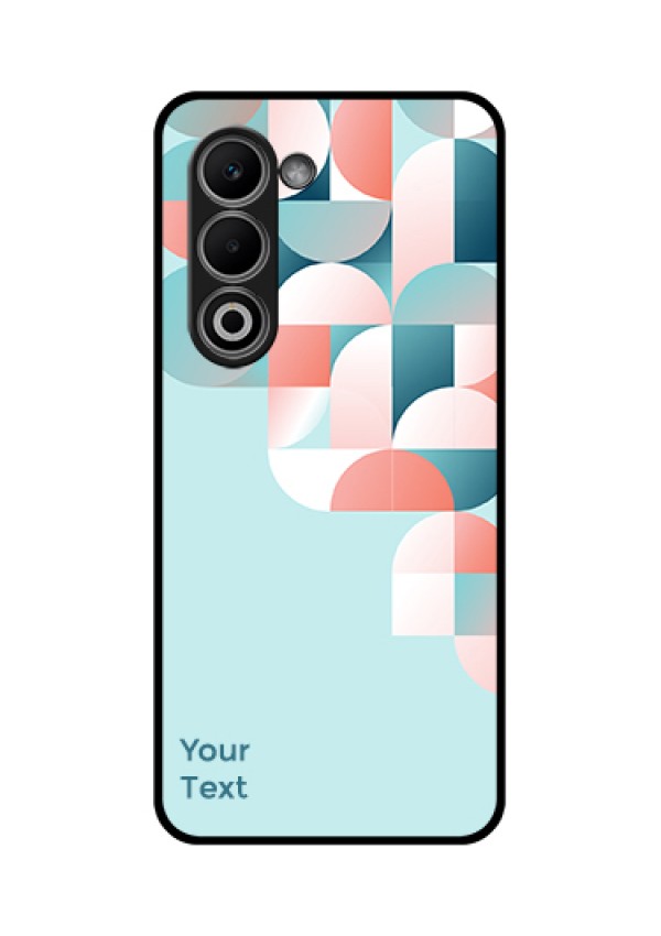 Oppo K13x 5G Custom Glass Phone Case - Stylish Semi - Circle Pattern Design