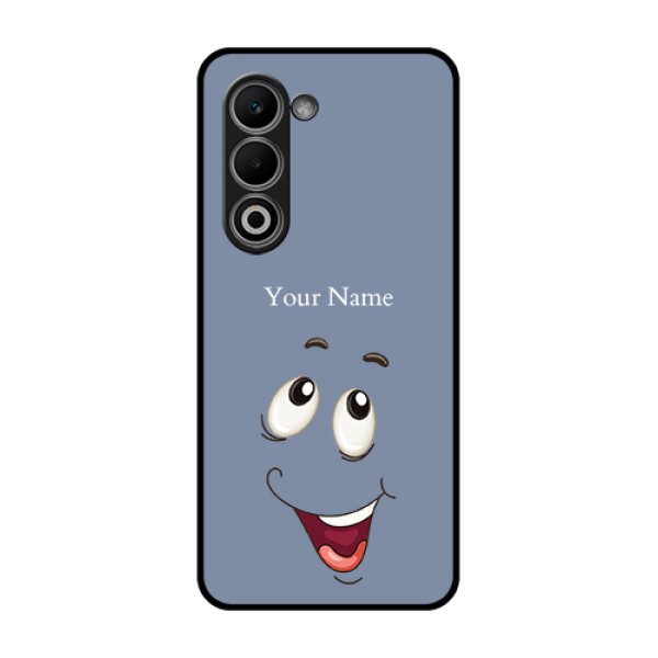Oppo K13x 5G Custom Glass Phone Case - Laughing Cartoon Face Design