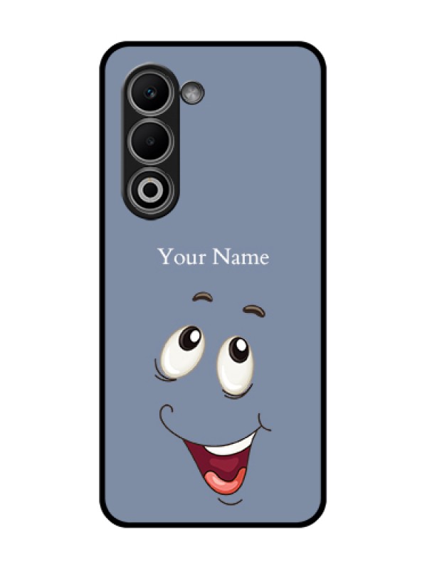 Custom Oppo K13x 5G Custom Glass Phone Case - Laughing Cartoon Face Design