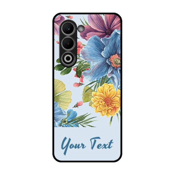Oppo K13x 5G Custom Glass Phone Case - Stunning Watercolored Flowers Painting Design Oppo K13x 5G Custom Glass Phone Case - Stunning Watercolored Flowers Painting Design