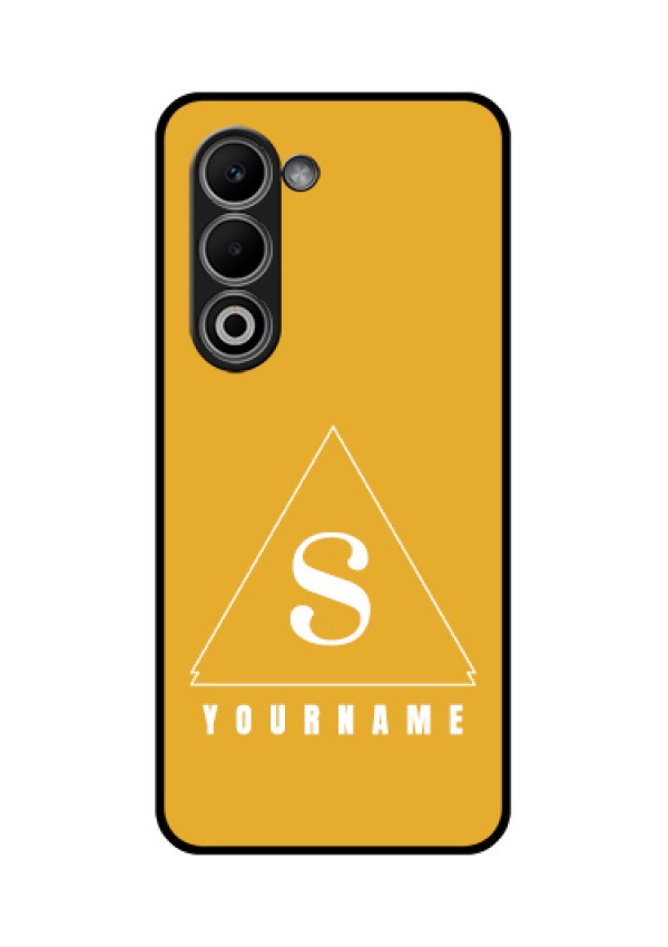 Oppo K13x 5G Custom Glass Phone Case - Simple Triangle Design