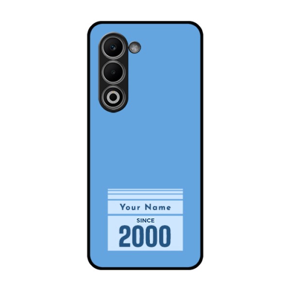 Oppo K13x 5G Custom Glass Phone Case - Custom Year Of Birth Design Oppo K13x 5G Custom Glass Phone Case - Custom Year Of Birth Design