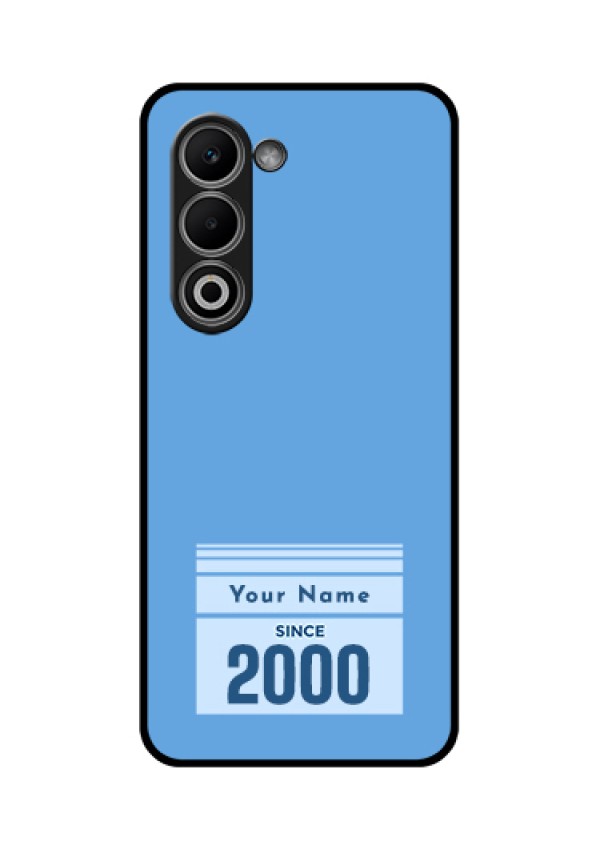 Oppo K13x 5G Custom Glass Phone Case - Custom Year Of Birth Design