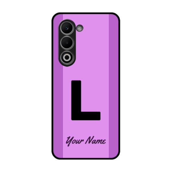 Oppo K13x 5G Custom Glass Phone Case - Tricolor Custom Text Design Oppo K13x 5G Custom Glass Phone Case - Tricolor Custom Text Design