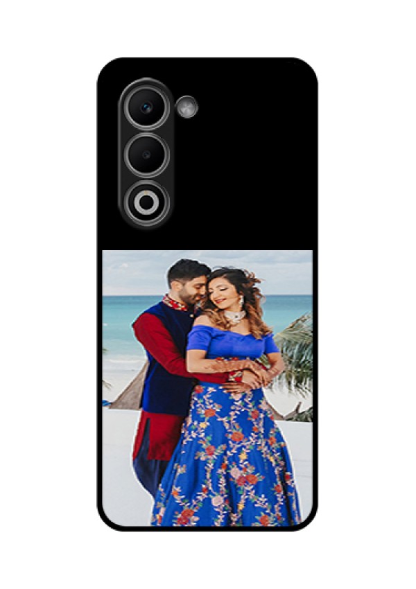 Oppo K13x 5G Custom Glass Phone Case - Upload Full Picture With Custom Color Design