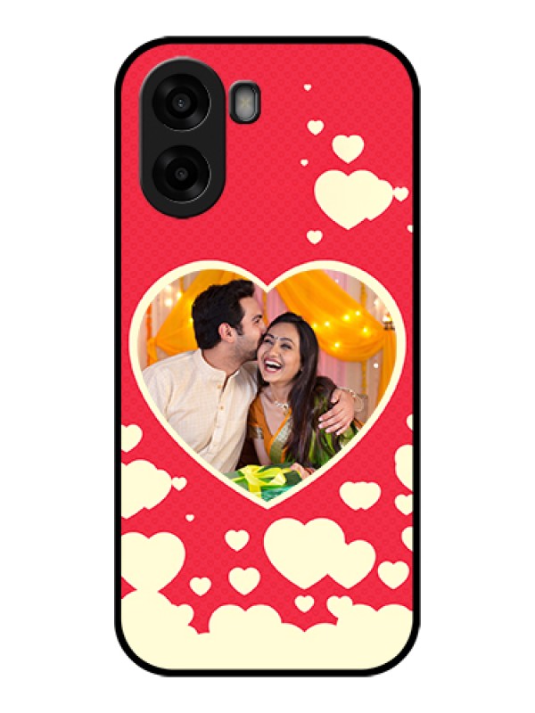 Custom Oppo K14x 5G Custom Glass Phone Case - Love Symbols Phone Cover Design