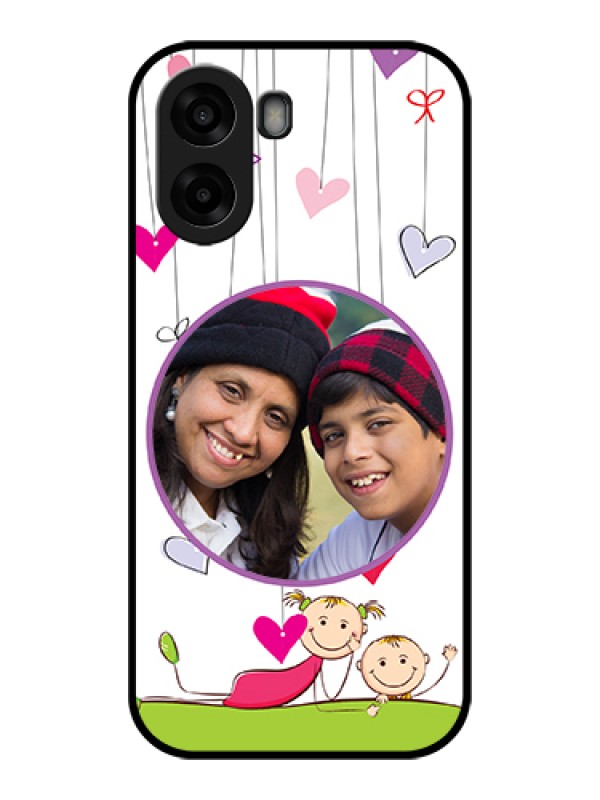 Custom Oppo K14x 5G Custom Glass Phone Case - Cute Kids Phone Case Design