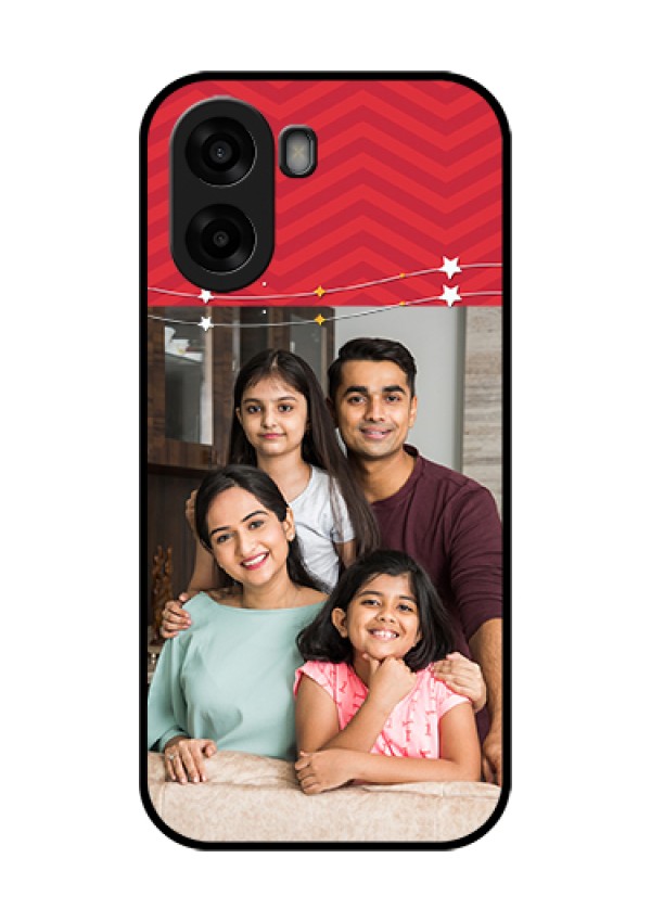 Oppo K14x 5G Custom Glass Phone Case - Happy Family Design