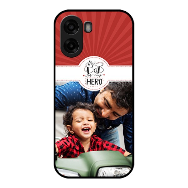 Oppo K14x 5G Custom Glass Phone Case - My Dad Hero Design