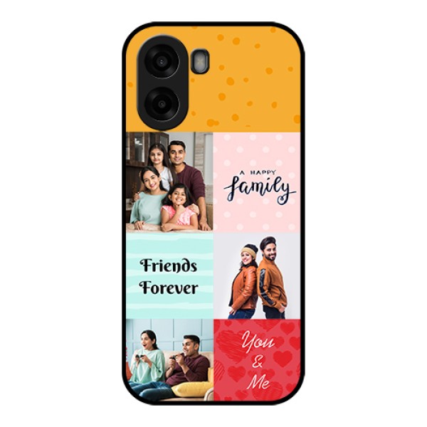Oppo K14x 5G Custom Glass Phone Case - Images With Quotes Design