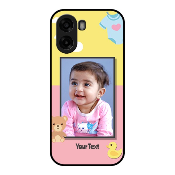 Oppo K14x 5G Custom Glass Phone Case - Kids 2 Color Design
