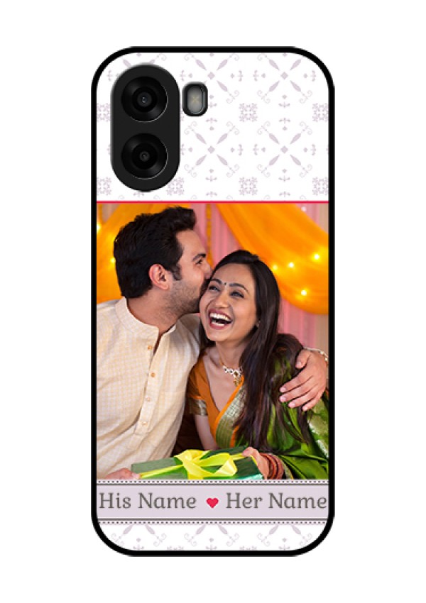 Oppo K14x 5G Custom Glass Phone Case - With Photo And Ethnic Design