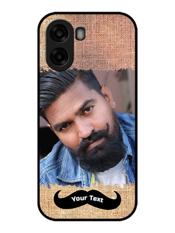 Custom Oppo K14x 5G Custom Glass Phone Case - With Texture Design