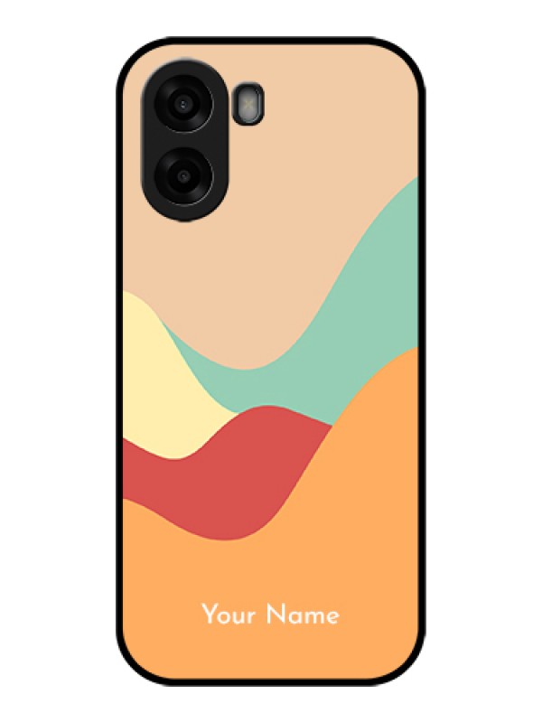 Custom Oppo K14x 5G Custom Glass Phone Case - Ocean Waves Multi - Colour Design