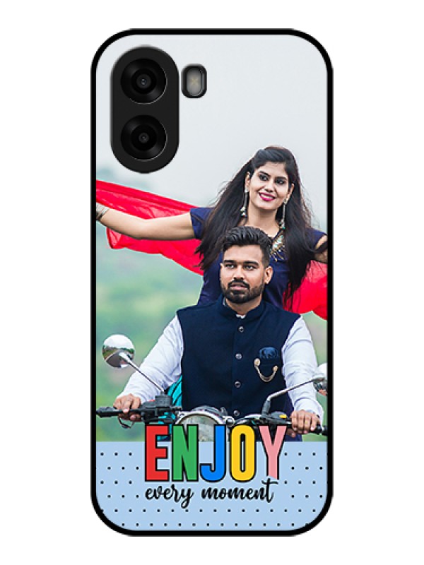 Custom Oppo K14x 5G Custom Glass Phone Case - Enjoy Every Moment Design