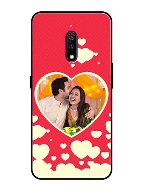 Custom Oppo K3 Custom Glass Mobile Case  - Love Symbols Phone Cover Design