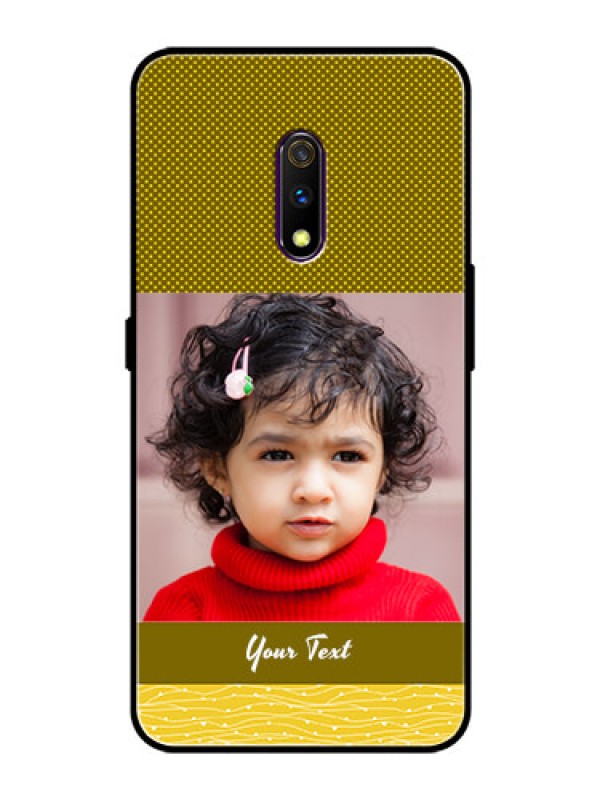Custom Oppo K3 Custom Glass Phone Case  - Simple Green Color Design