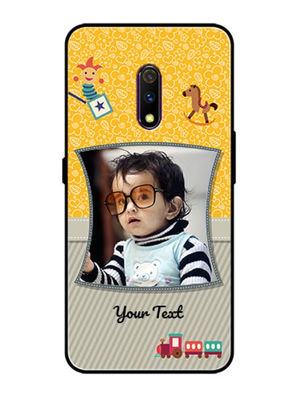 Custom Oppo K3 Personalized Glass Phone Case  - Baby Picture Upload Design
