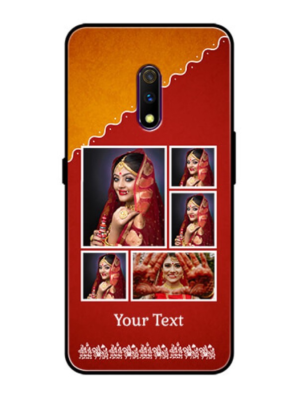 Custom Oppo K3 Personalized Glass Phone Case  - Wedding Pic Upload Design