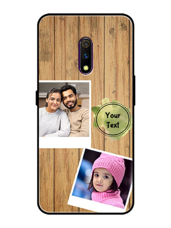 Custom Oppo K3 Custom Glass Phone Case  - Wooden Texture Design