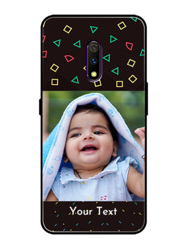 Custom Oppo K3 Custom Glass Phone Case  - with confetti birthday design