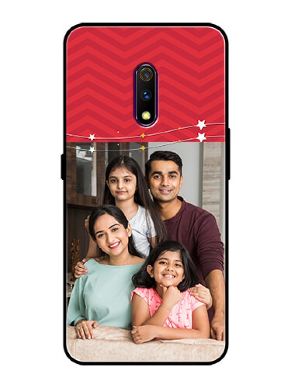 Custom Oppo K3 Personalized Glass Phone Case  - Happy Family Design