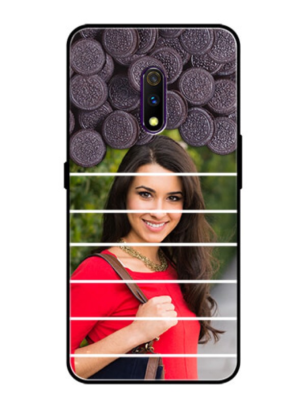 Custom Oppo K3 Custom Glass Phone Case  - with Oreo Biscuit Design