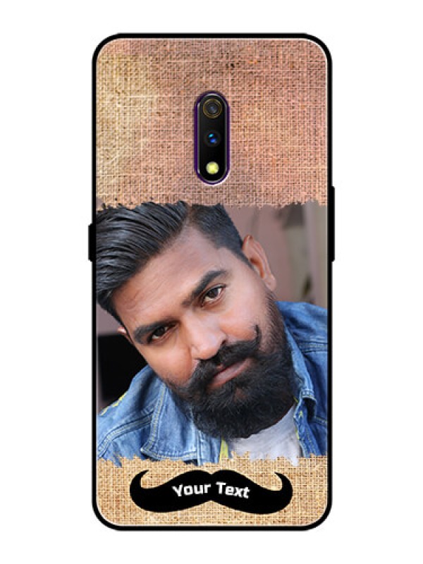 Custom Oppo K3 Personalized Glass Phone Case  - with Texture Design