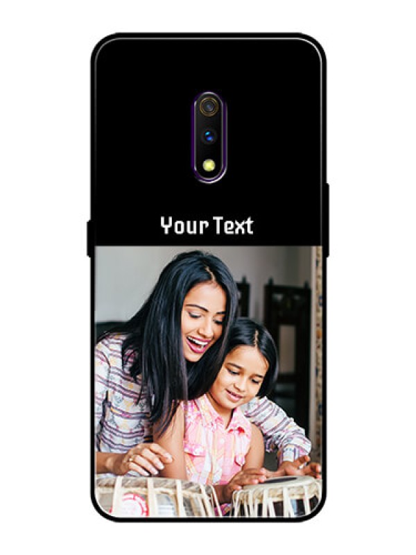 Custom Oppo K3 Photo with Name on Glass Phone Case