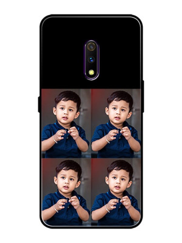 Custom Oppo K3 4 Image Holder on Glass Mobile Cover