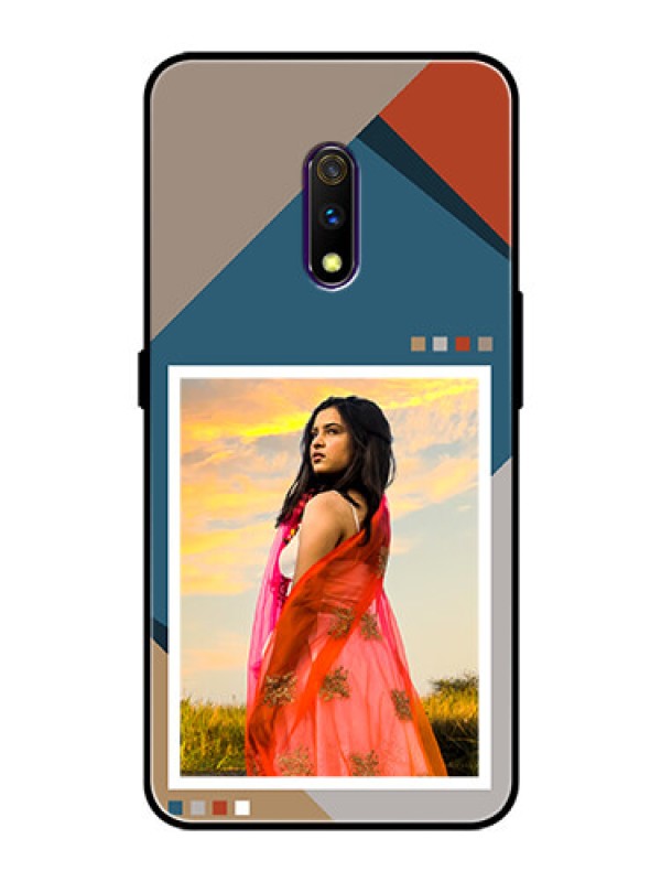 Custom Oppo K3 Personalized Glass Phone Case - Retro color pallet Design