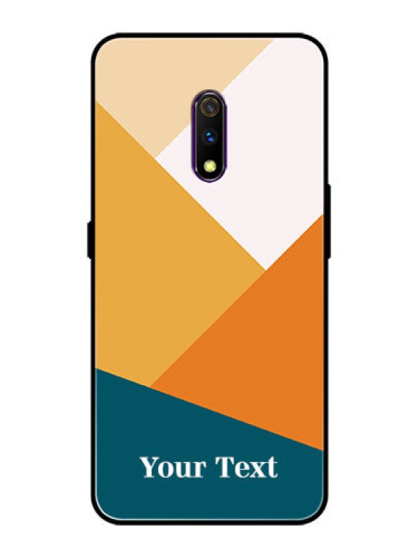 Custom Oppo K3 Personalized Glass Phone Case - Stacked Multi-colour Design
