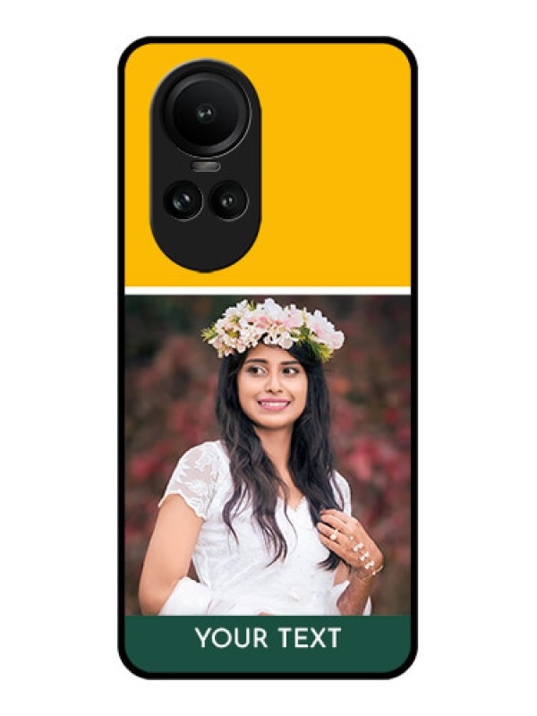 Custom Oppo Reno 10 5G Photo Printing on Glass Case - Love You Design