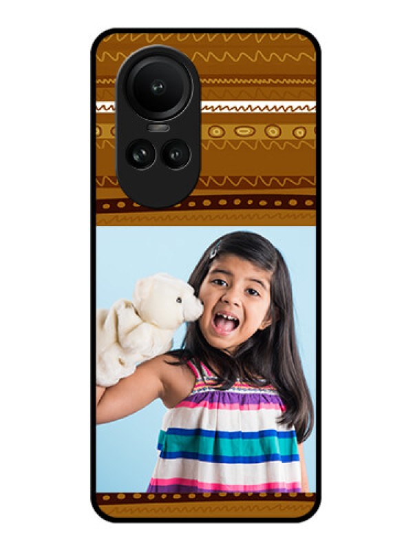 Custom Oppo Reno 10 5G Custom Glass Phone Case - Friends Picture Upload Design