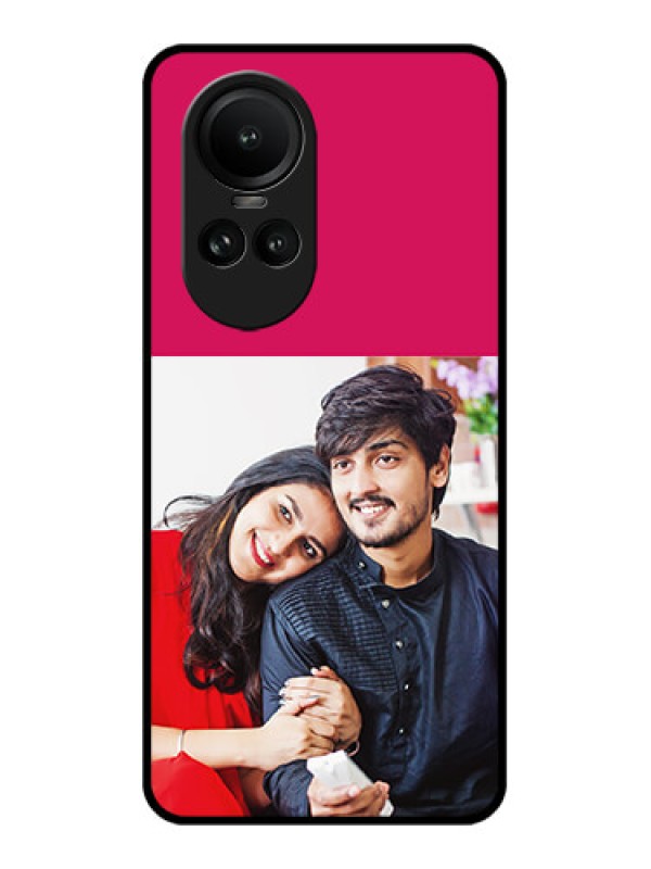 Custom Oppo Reno 10 5G Custom Glass Mobile Case - Anniversary Cover Design