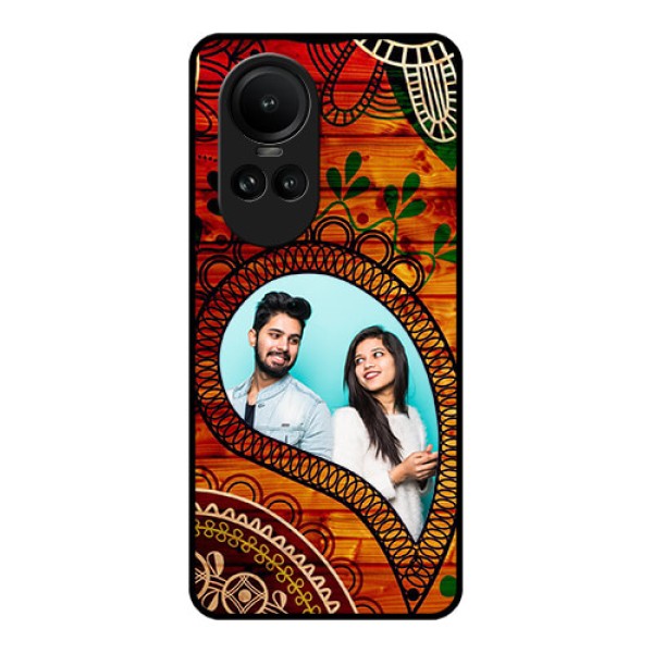 Oppo Reno 10 5G Personalized Glass Phone Case - Abstract Colorful Design Oppo Reno 10 5G Personalized Glass Phone Case - Abstract Colorful Design
