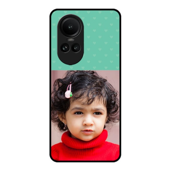 Oppo Reno 10 5G Custom Glass Phone Case - Lovers Picture Design
