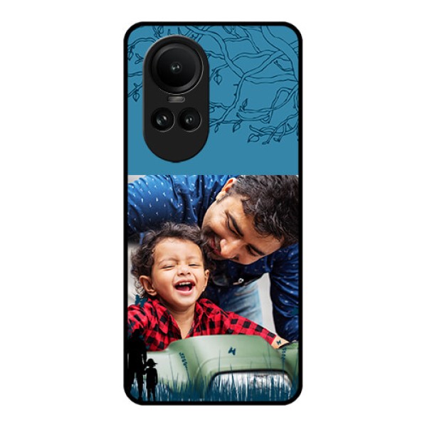 Oppo Reno 10 5G Custom Glass Mobile Case - Best dad design