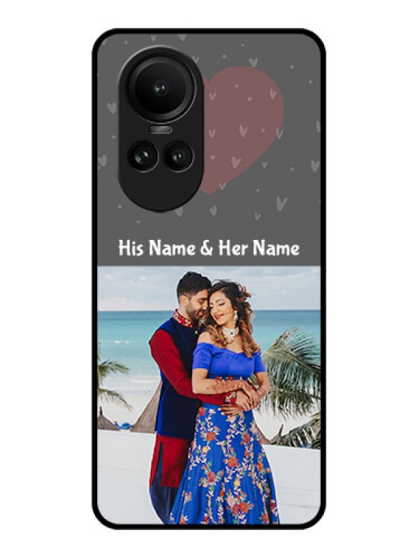 Custom Oppo Reno 10 5G Custom Glass Mobile Case - Buy Love Design with Photo Online
