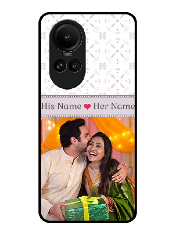 Custom Oppo Reno 10 5G Custom Glass Mobile Case - with Photo and Ethnic Design