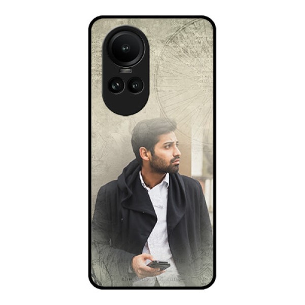 Oppo Reno 10 5G Custom Glass Phone Case - with vintage design