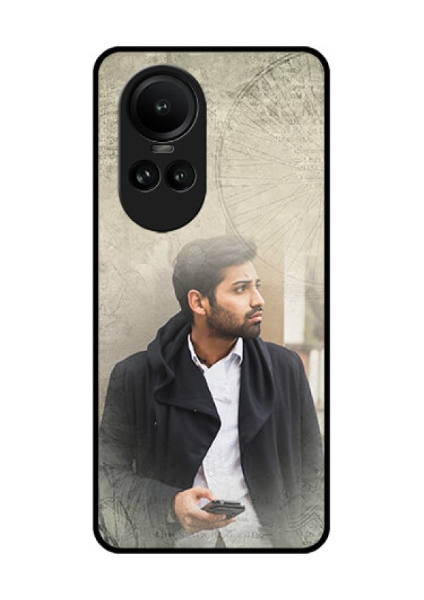 Oppo Reno 10 5G Custom Glass Phone Case - with vintage design