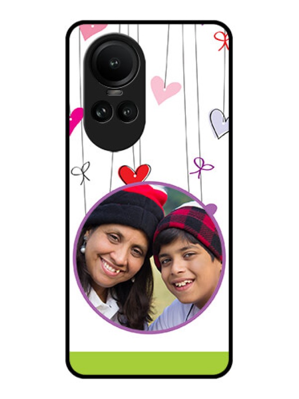 Custom Oppo Reno 10 Pro 5G Photo Printing on Glass Case - Cute Kids Phone Case Design