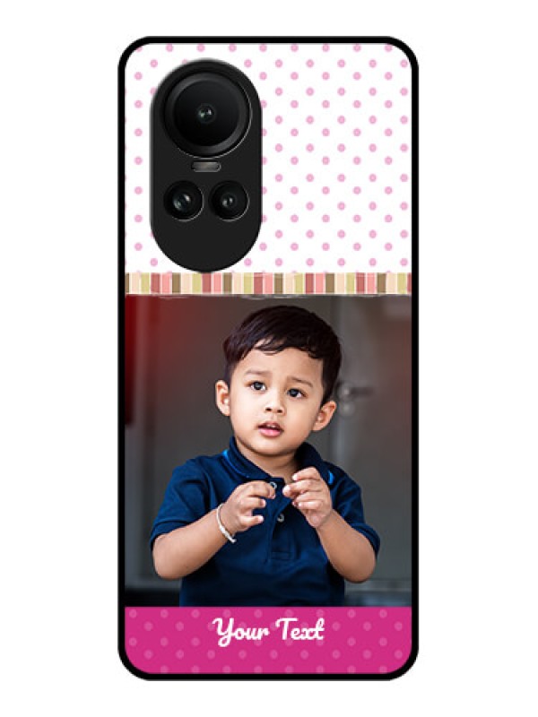 Custom Oppo Reno 10 Pro 5G Photo Printing on Glass Case - Cute Girls Cover Design